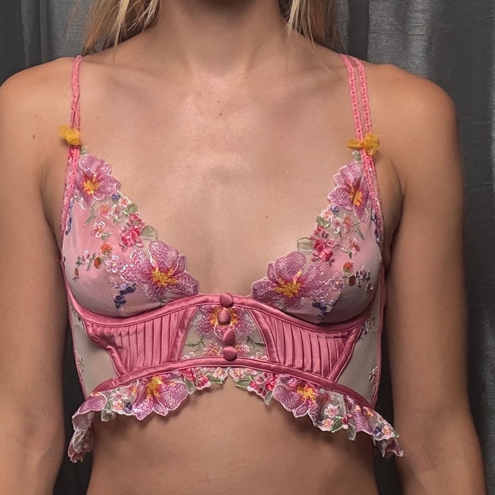 For love and lemons plumeria bustier